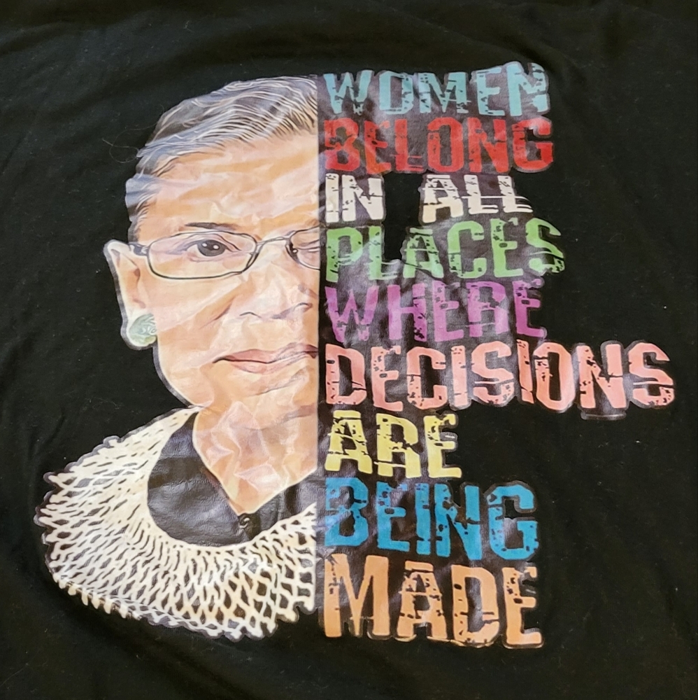 Ruth Bader Ginsberg T-shirt- Rocker Cut